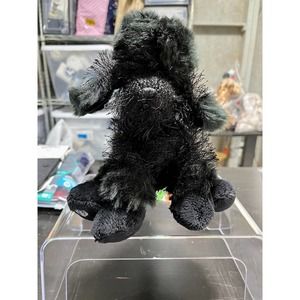 GANZ Black Poodle Dog Bean Bag Plush Stuffed Animal Toy 8”